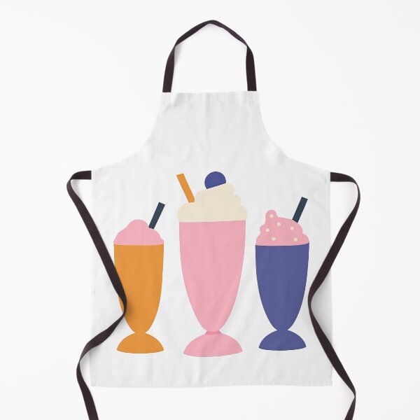 Aperçu de l'œuvre Trio de milkshakes colorés, art minimaliste créée et vendue par ArtfulWeave.