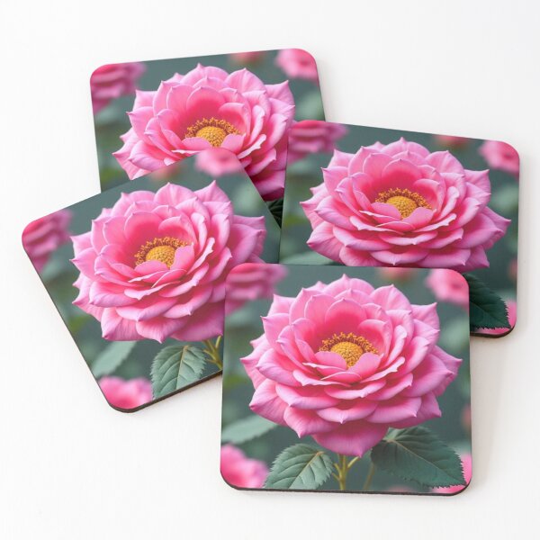 Item preview, Vibrant Pink Garden Rose - Elegant Floral Bloom designed and sold by Arslan2013.