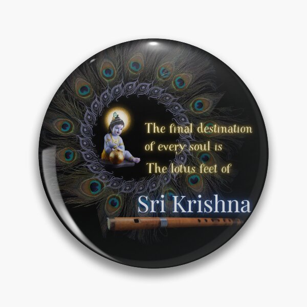 Item preview, The Final Destination: At the Lotus Feet of Sri Krishna" designed and sold by MedhaCreations.