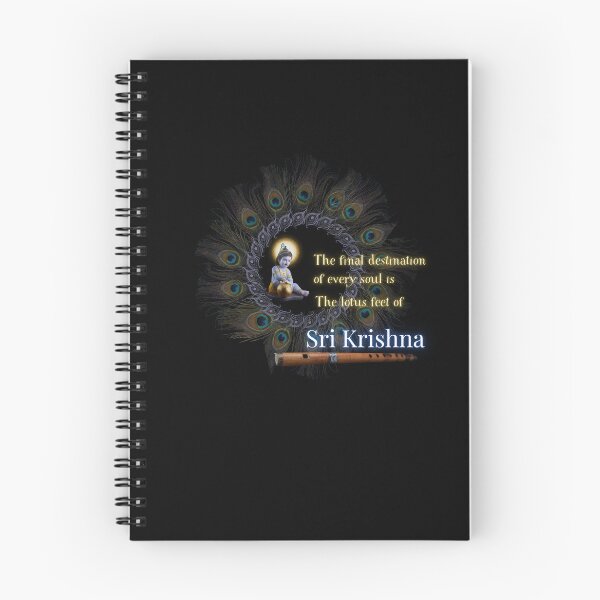 Item preview, The Final Destination: At the Lotus Feet of Sri Krishna" designed and sold by MedhaCreations.