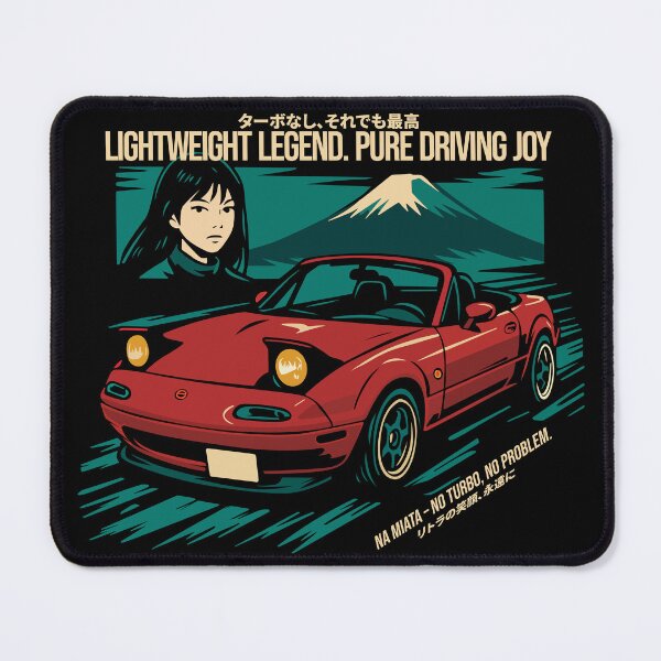 Item preview, Mazda MX-5 NA Vector – JDM Roadster with Pop-Up Charm designed and sold by TrilogyMerch.