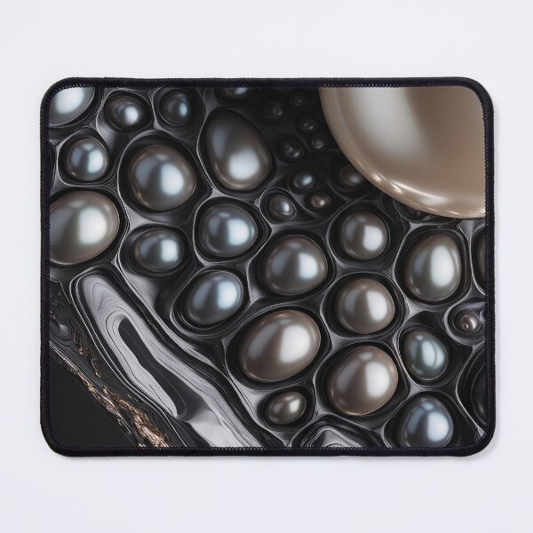 Item preview, Elegant Pearls on a Dark Abstract Background designed and sold by SolaoLab.