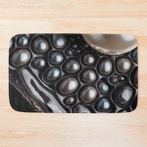 Item preview, Elegant Pearls on a Dark Abstract Background designed and sold by SolaoLab.