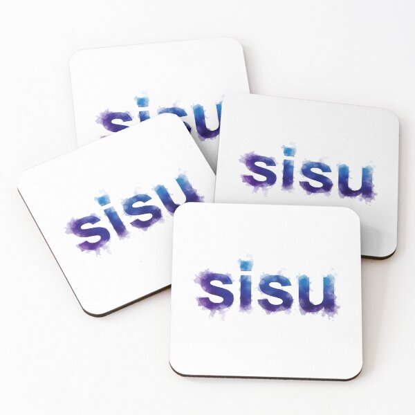 Item preview, Blue and Purple Watercolor Sisu designed and sold by SisuArt.