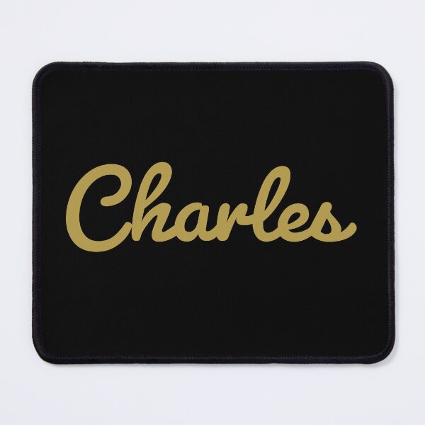 Item preview, Charles Name Gold Typography designed and sold by ellenhenry.