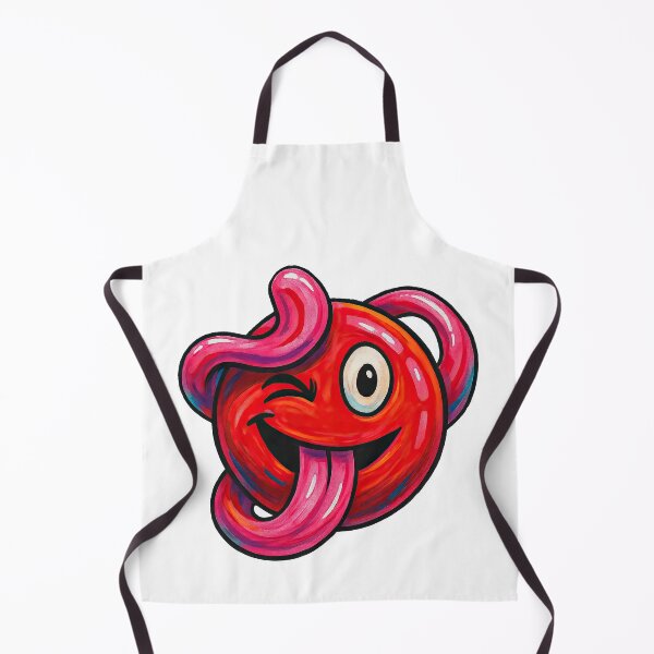Item preview, Playful Red Emoji with Twisted Tongue Art designed and sold by ArtfulWeave.