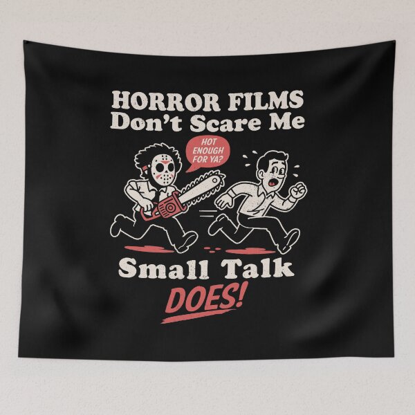 Item preview, Funny Introvert - Horror Movies Don’t Scare Me, Small Talk Does - Social Anxiety designed and sold by Nemons.
