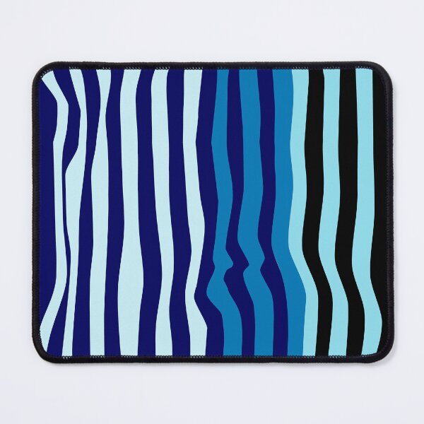 Item preview, Softly flowing stripes in dark blue tones – Irregular & Vertical designed and sold by colorofmagic.