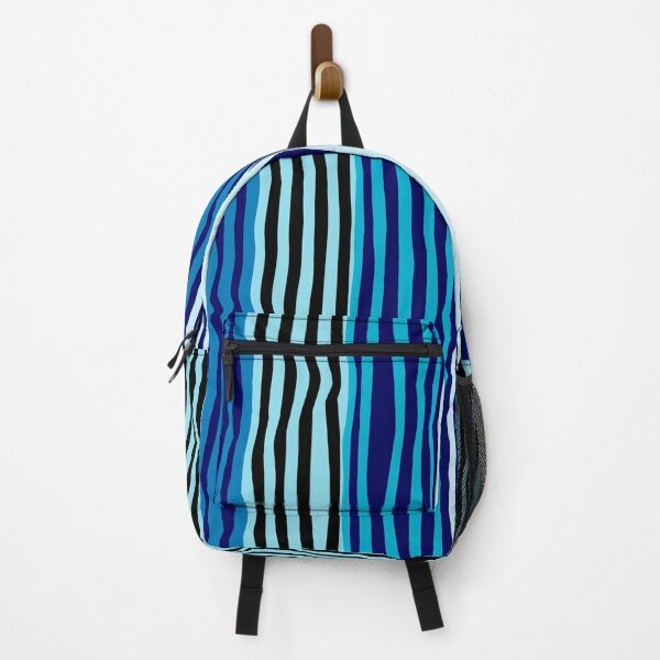 Item preview, Softly flowing stripes in dark blue tones – Irregular & Vertical designed and sold by colorofmagic.