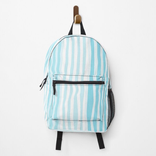 Item preview, Gently flowing stripes in light blue tones – Irregular & Vertical designed and sold by colorofmagic.