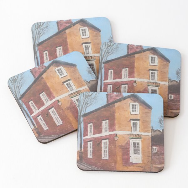 Item preview, house portrait in winter designed and sold by ChristelsArtGallery.