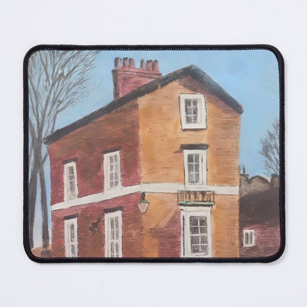 Item preview, house portrait in winter designed and sold by ChristelsArtGallery.
