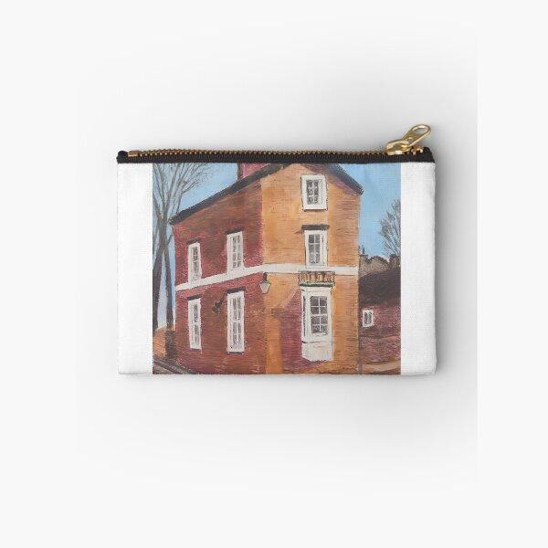 Item preview, house portrait in winter designed and sold by ChristelsArtGallery.