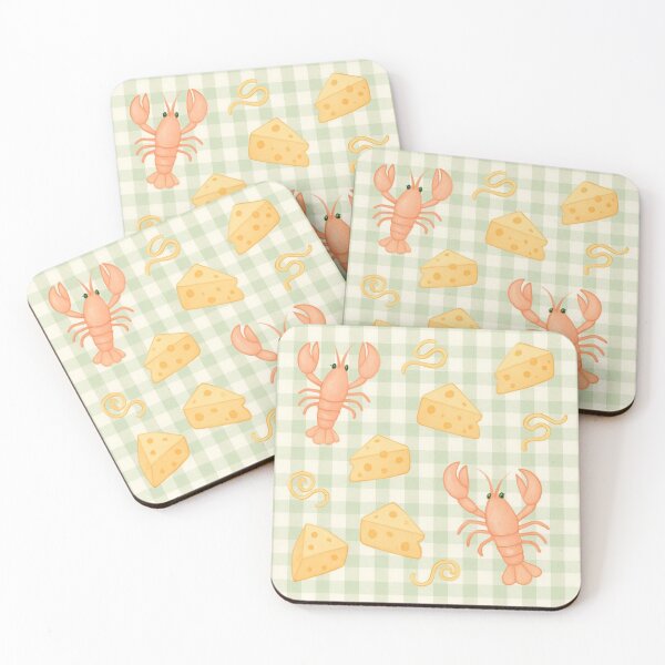 Item preview, Gingham Crayfish & Cheese Designs Current Colorful Bright Trendy Niche  designed and sold by FunFunkyGifts.