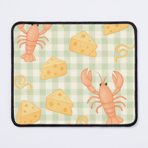 Item preview, Gingham Crayfish & Cheese Designs Current Colorful Bright Trendy Niche  designed and sold by FunFunkyGifts.