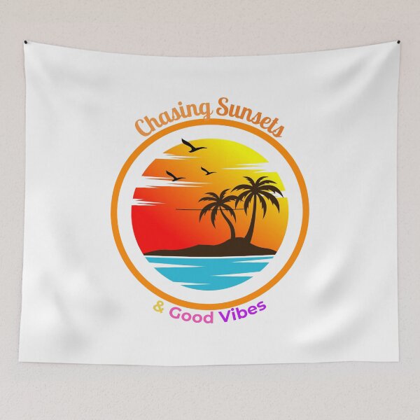 Item preview, Chasing Sunsets & Good Vibes designed and sold by Zha-Zha Designs.