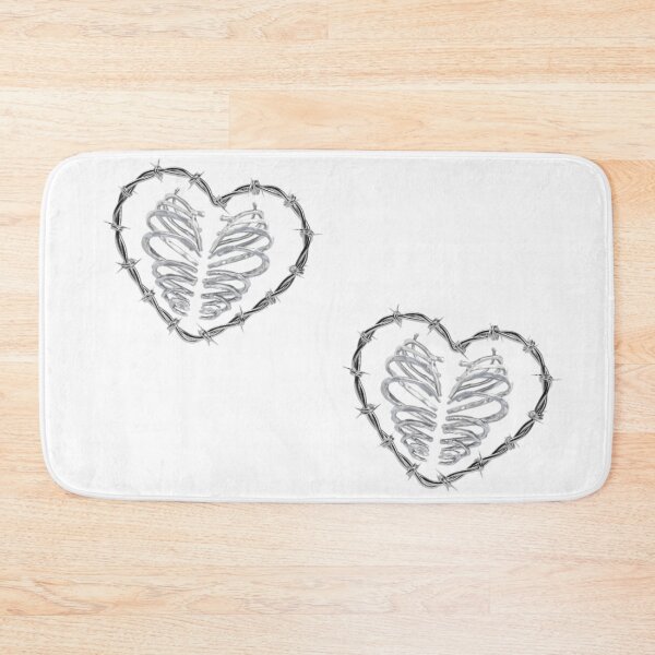 Item preview, barb wire heart and silver rib cages designed and sold by M-J-A-C.