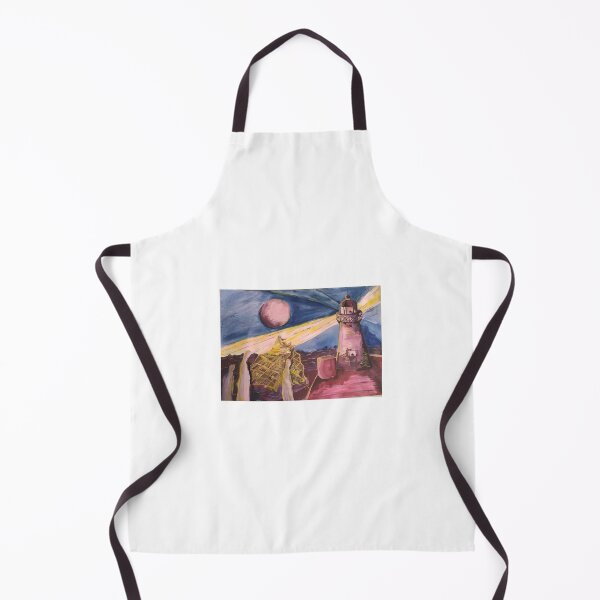 Item preview, An old lighthouse at night designed and sold by Valdonekar.