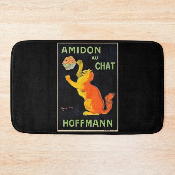 Item preview, Hoffmann Starch Poster | Cappiello Cat Art Print | Vintage French Advertising | Amidon au Chat | Playful Cat Wall Decor designed and sold by artofuniverse.