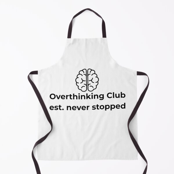 Item preview, overthinking club est. never stopped - funny overthinker design designed and sold by Amys-cottage.
