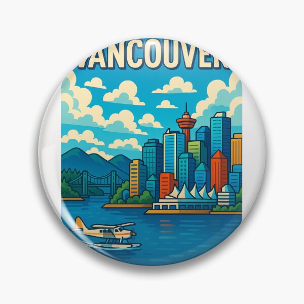 Item preview, Vancouver Waterfront Skyline with Harbour Centre designed and sold by Places On Earth.