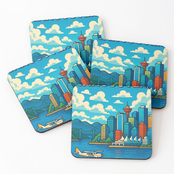 Item preview, Vancouver Waterfront Skyline with Harbour Centre designed and sold by Places On Earth.