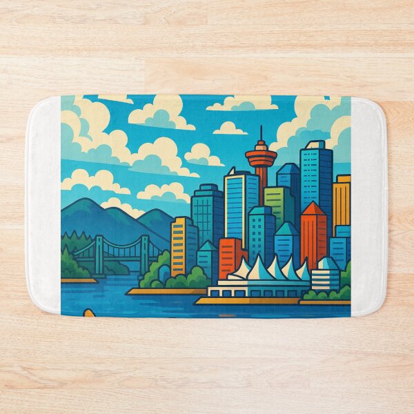 Item preview, Vancouver Waterfront Skyline with Harbour Centre designed and sold by Places On Earth.