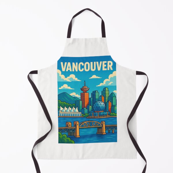 Item preview, Vancouver Skyline with Burrard Bridge and Science World designed and sold by Places On Earth.