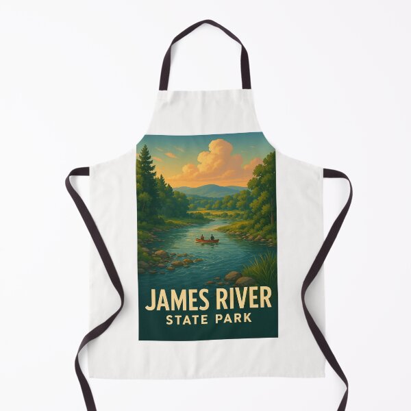 Item preview, James River State Park Sunset Landscape designed and sold by Places On Earth.