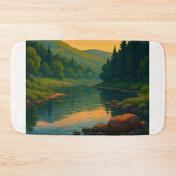 Item preview, Canoeing on James River in Virginia designed and sold by Places On Earth.