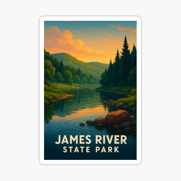 Item preview, Canoeing on James River in Virginia designed and sold by Places On Earth.