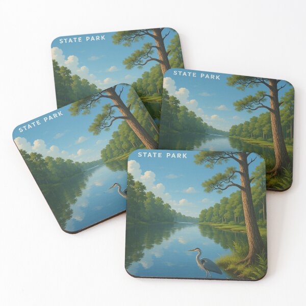Item preview, Goose Creek State Park Forest and Riverbank designed and sold by Places On Earth.