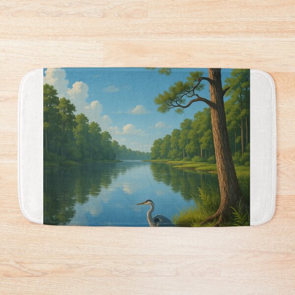 Item preview, Goose Creek State Park Forest and Riverbank designed and sold by Places On Earth.