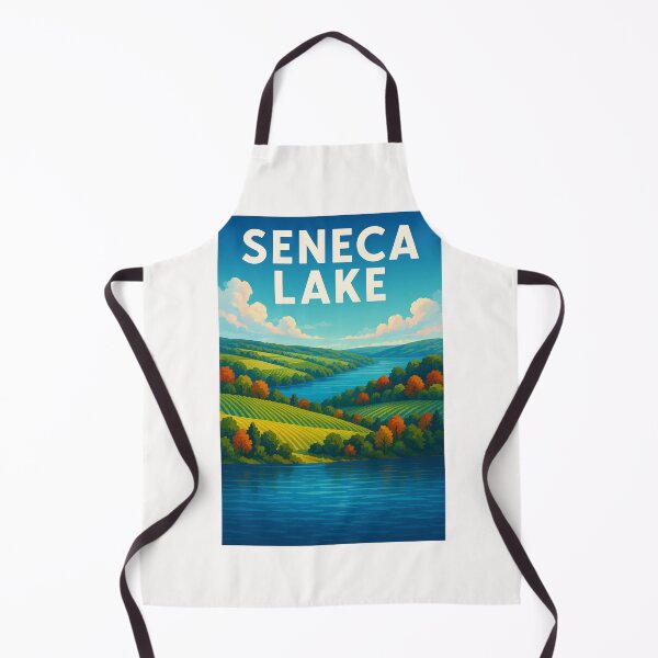 Item preview, Rolling Vineyards by Seneca Lake in Autumn designed and sold by Places On Earth.