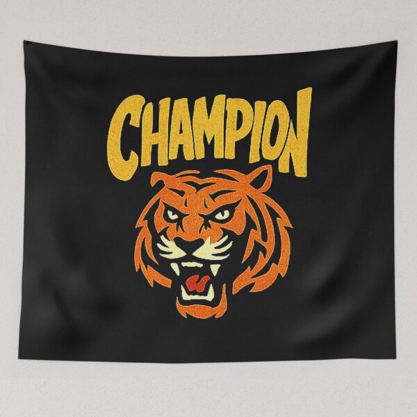 Item preview, Champion Tiger Graffiti Angry Animal Gym Quote designed and sold by KTGim.
