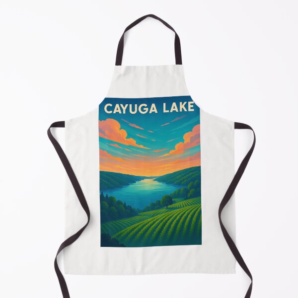Item preview, Cayuga Lake Sunset with Vineyard Slopes designed and sold by Places On Earth.
