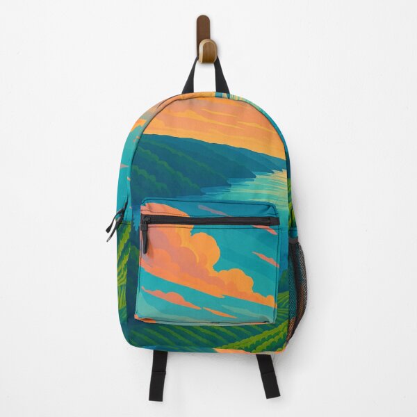 Item preview, Cayuga Lake Sunset with Vineyard Slopes designed and sold by Places On Earth.