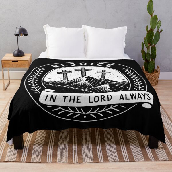 Item preview, Philippians 4:4 Rejoice In The Lord Always designed and sold by plushism.