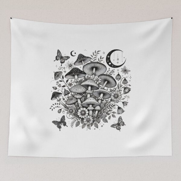Item preview, Fairy mushroom png | Floral open book png | moon mushroom png | floral mushroom png | boho mushroom png | flower mushroom png | mushroom png designed and sold by PixelBlooming.
