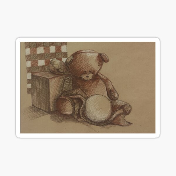 Item preview, A bear looking at a ball designed and sold by Valdonekar.
