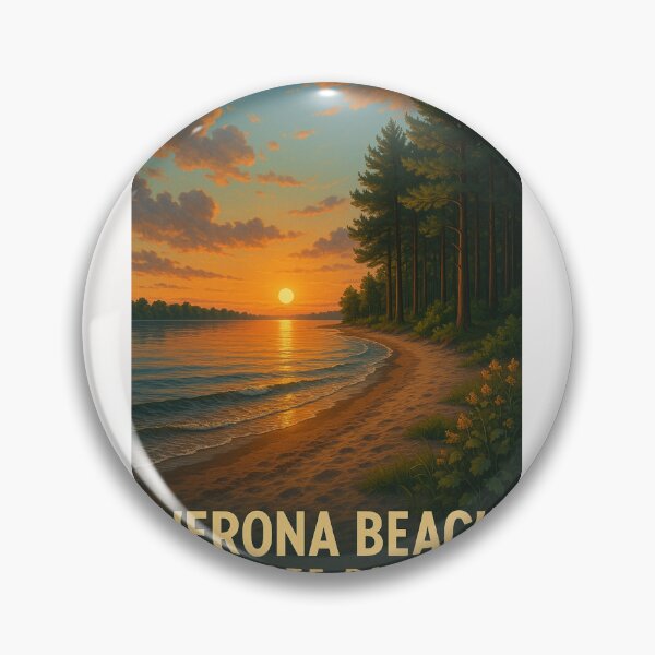 Item preview, Sunset on Verona Beach State Park designed and sold by Places On Earth.