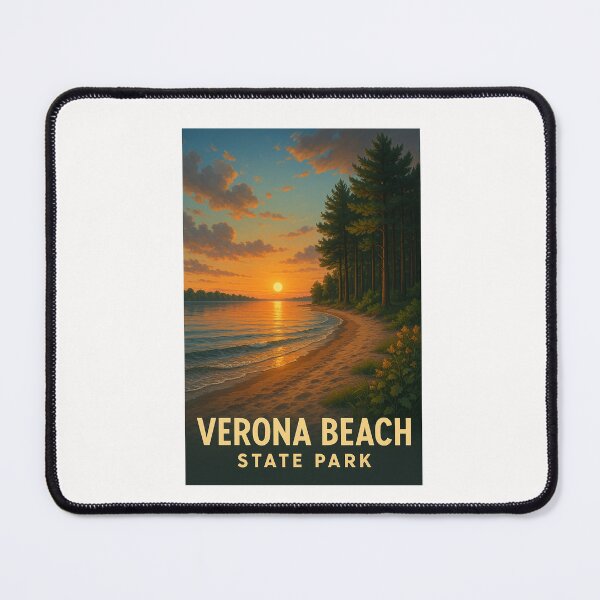 Item preview, Sunset on Verona Beach State Park designed and sold by Places On Earth.