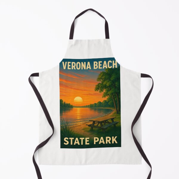 Item preview, Forested Shoreline at Verona Beach designed and sold by Places On Earth.