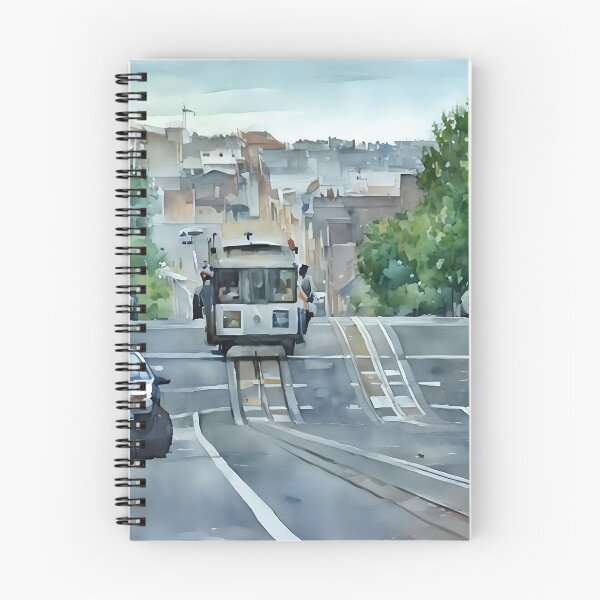 Item preview, Cresting the Cable Car designed and sold by RCWatercolours.