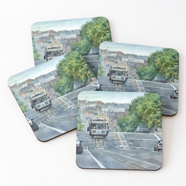 Item preview, Cresting the Cable Car designed and sold by RCWatercolours.