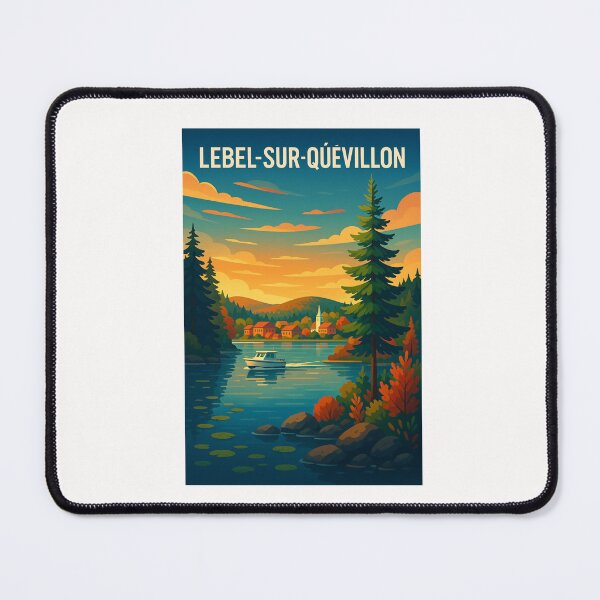 Item preview, Lebel-sur-Quévillon Lakeside Village Scene designed and sold by Places On Earth.