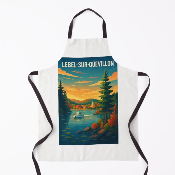 Item preview, Lebel-sur-Quévillon Lakeside Village Scene designed and sold by Places On Earth.