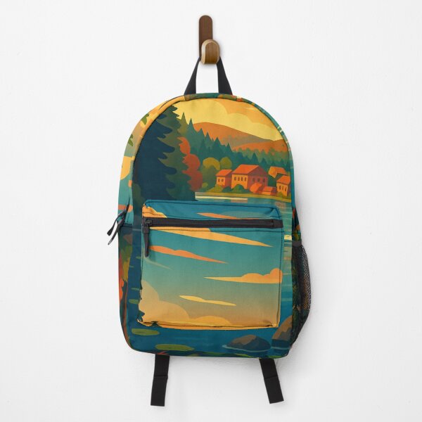 Item preview, Lebel-sur-Quévillon Lakeside Village Scene designed and sold by Places On Earth.