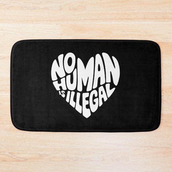 Item preview, No Human Is Illegal Heart Keep The Immigrant Social Justice designed and sold by SteveAllentc.