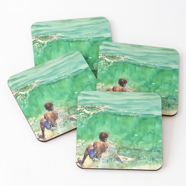 Item preview, The Surfer's Wake designed and sold by RCWatercolours.